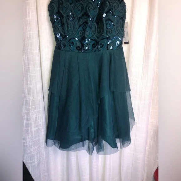 Dear Moon Deep Teal Dress - Picture 4 of 15